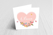 Hart met bloemetjes